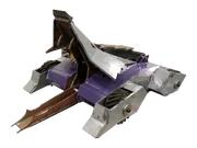 Predator with its self-righting mechanism closed