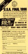 Order form for the American Robot Wars 1996 VHS, featuring the early "cogwheel" logo (top)