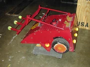 Side view of Red Virus