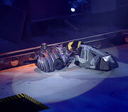 Matilda gets stuck on the competing machines