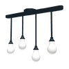 Innovative Illumination-Hanging Bulbs-black