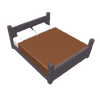 Best Rest-Queen Bed-brown