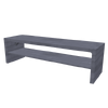 Slick Surfaces-Entry Bench-grey