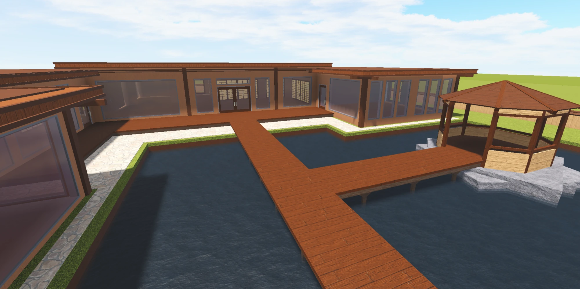 Modern Bungalow Rocitizens Wiki Fandom Roblox Rocitizens Perfect Villa Design 2022