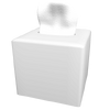 Reenex-Square Tissue Box-white