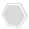 Illuminatineon-Hexagonal Light-white
