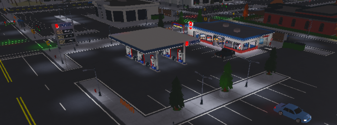 Building a $500,000,000 GAS STATION in Roblox 