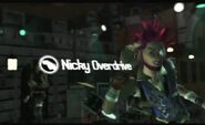 Nicky Overdrive in the Wii version of Rock Band 2.