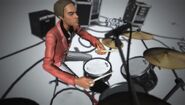 Quentin Lance playing drums