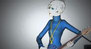 Penny Twilight playing bass