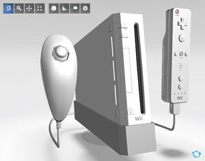 Wii 3D model