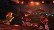 (Left to right) Megan Scott, Moosejaw Boudreau, and Quentin Lance.