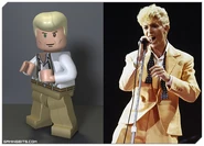 Davie Bowie's LEGO appearance vs real life.