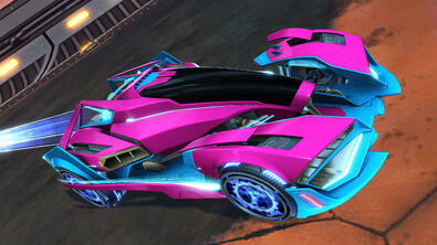 Artemis with an 'Special Edition' item from the Rocket Pass