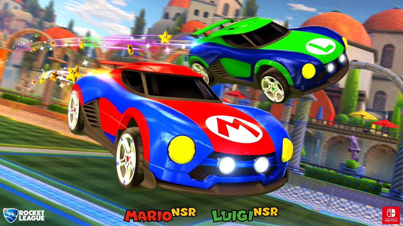 rocket league mario