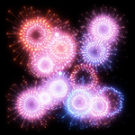 Fireworks rocket boost icon