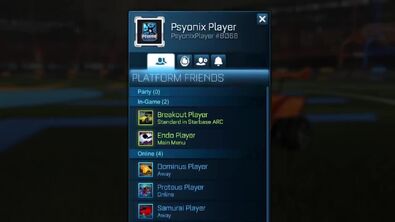 Friends Tab