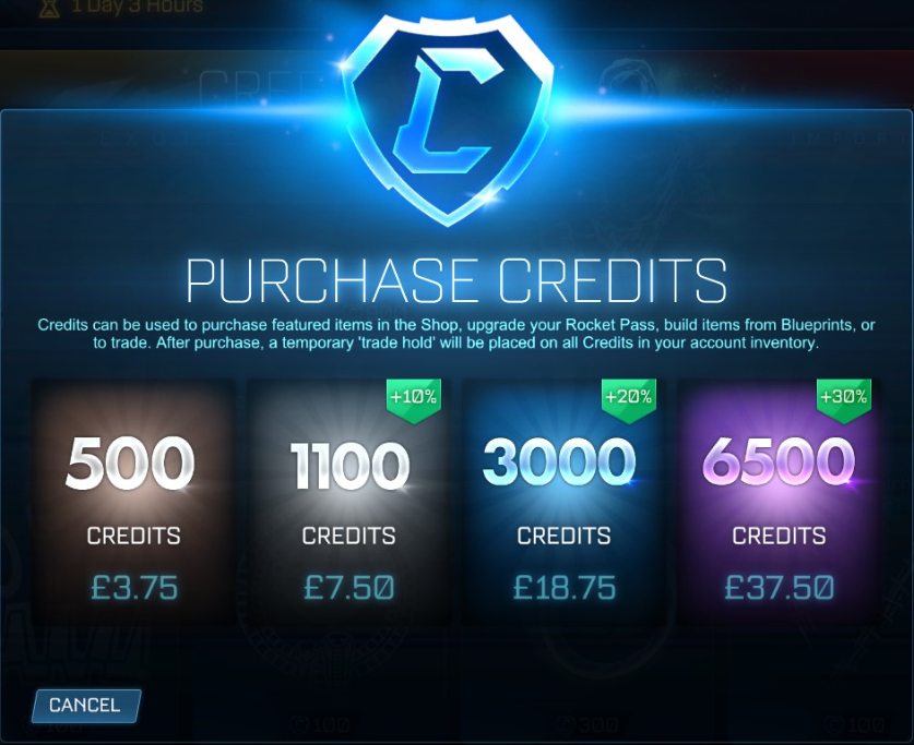 Price of rocket league shop on ps4