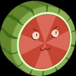 Watermelon wheel icon