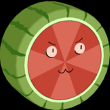 Watermelon wheel icon