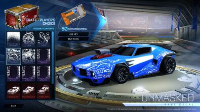 Dominus GT Unmasked decal in the Player's Choice Crate.