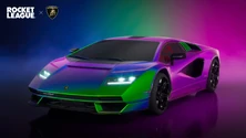 Promotional image of the Lamborghini Countach LPI 800-4 with the Opalescent decal
