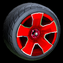 Fireplug wheel icon crimson