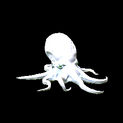 Octopus topper icon titanium white