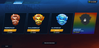 Rocket League Season 4 All Tournament Rewards 