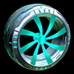 Emerald wheel icon