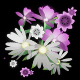 Flowers trail icon