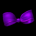 Little bow topper icon purple