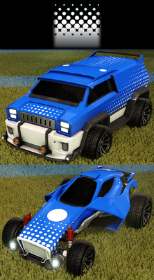 Merc (top) with the Dots decal.