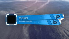 X-Skis player banner