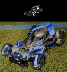 Batmobile in-game screenshot.