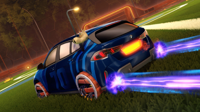 BMW 1 Series with the F70 decal, Beastbox wheels, Electrogalactic trail and Ghoulpost antenna