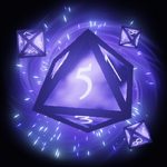 Polyhedral goal explosion icon