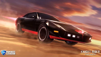 Promotional image of the Knight Rider Car Pack