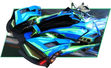 Artemis showcased with some premium items from the Rocket Pass
