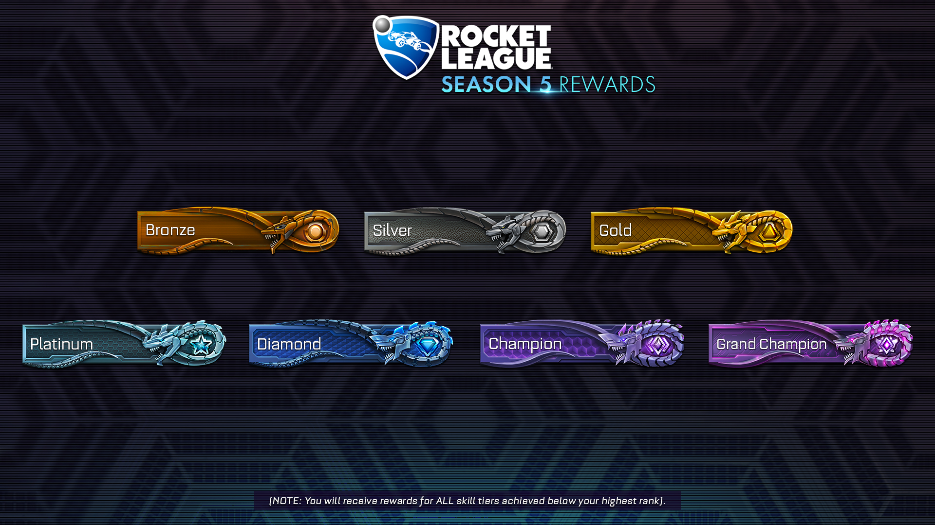 All Rocket League Season 3 Tournament Rewards