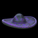 Mariachi hat topper icon purple