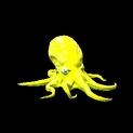 Octopus topper icon saffron
