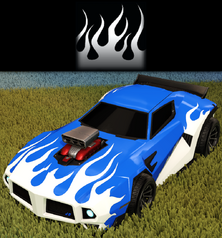 Flames decal import