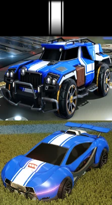 Masamune (bottom) with the Stripes decal.