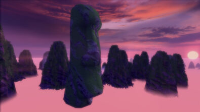 Forbidden Temple Moai