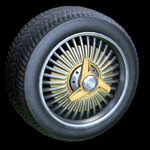 Lowrider wheel icon