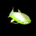 Catfish topper icon lime