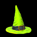 Witchs hat topper icon lime
