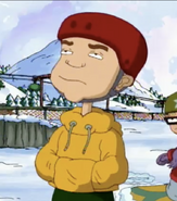 Ralph wearing his helmet.