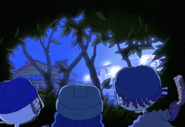 Kids hiding from the police